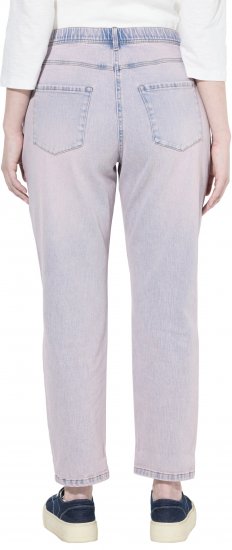 Ulla Popken Dyed Stretch Fit Boyfriend Jeans Light Light Blue Denim - Džinsai & Kelnės Didelėse Dydžiuose – Plus Size - 