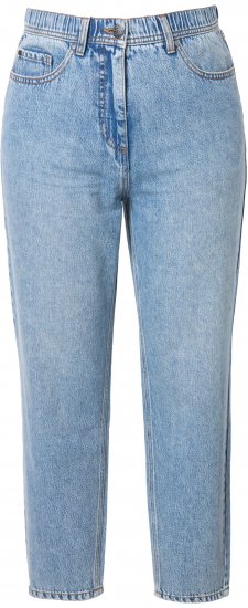 Ulla Popken Lyocell Blend Stretch Fit Jeans Mid Blue Denim - Džinsai & Kelnės Didelėse Dydžiuose – Plus Size - 