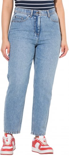 Ulla Popken Lyocell Blend Stretch Fit Jeans Mid Blue Denim - Džinsai & Kelnės Didelėse Dydžiuose – Plus Size - 