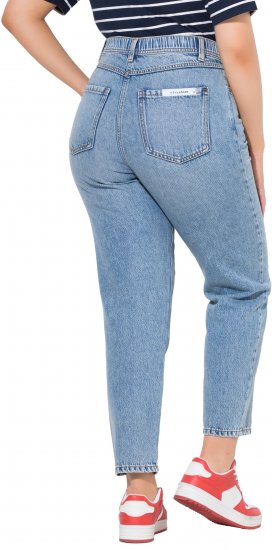 Ulla Popken Lyocell Blend Stretch Fit Jeans Mid Blue Denim - Džinsai & Kelnės Didelėse Dydžiuose – Plus Size - 