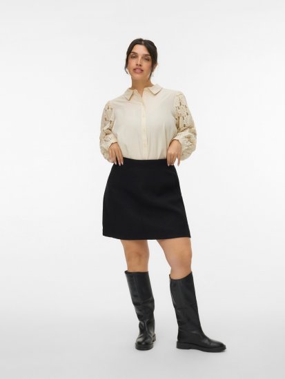 Vero Moda Fortune Eallison Short Skirt Black - Sijonai - 