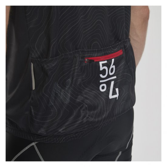 North Latitude Sport Bike Shirt Black - Dviračių drabužiai - 