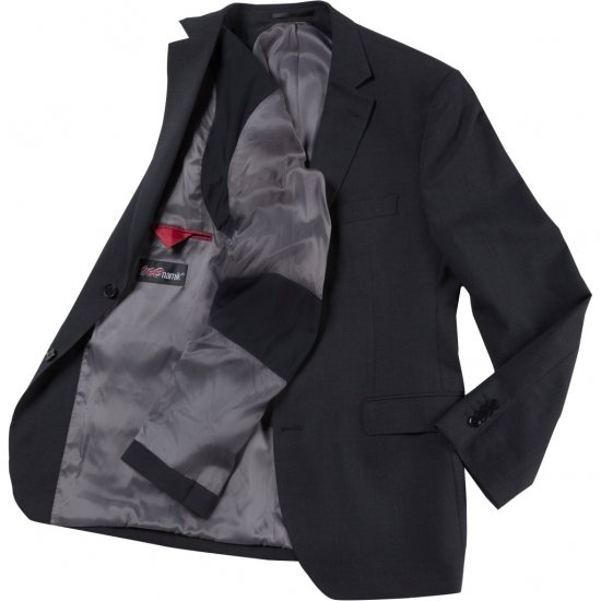 JP1880 Classic Two Button Stretch Suit Jacket Grey - Kostiumai ir švarkai - Didelio dydžio kostiumai ir švarkai