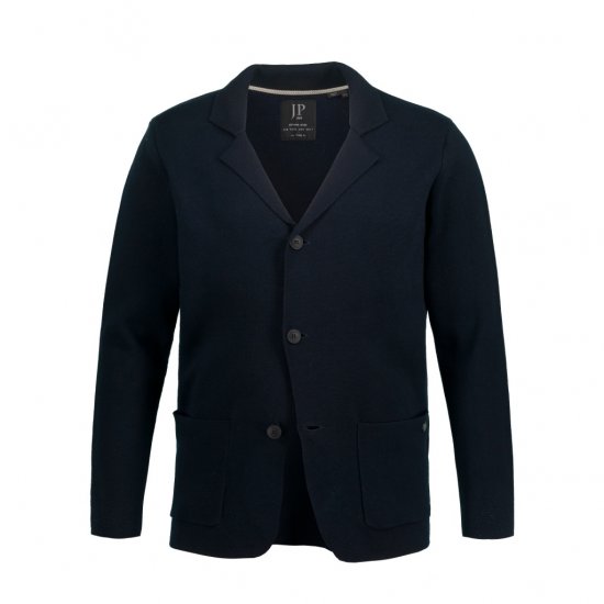 JP1880 Jacket Business Flexnamic Milano Navy - Didelių dydžių drabužiai - Didelių dydžių rūbai vyrams