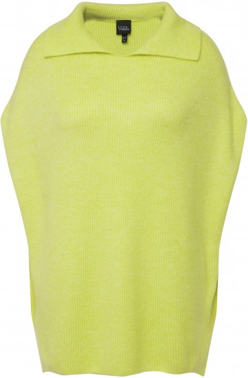 Ulla Popken Oversized Knit Sweater Vest Lime Green - Megztiniai ir džemperiai - 