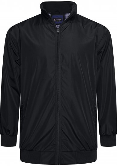 Kam jeans 445 Premium Harrington Jacket Black - Didelės vyriškos striukės - Didelės vyriškos striukės