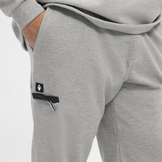 North Latitude Ottoman Sweatpants Mid Grey - Laisvalaikio kelnės ir šortai - Laisvalaikio Kelnės ir Šortai - 2XL-12XL