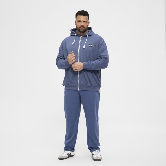 North Latitude Sweat Trousers Blue Melange - Laisvalaikio Kelnės ir Šortai - Laisvalaikio Kelnės ir Šortai - 2XL-12XL