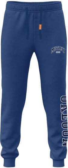 Motley Denim Munich Sweatpants Royal Blue - Laisvalaikio Kelnės ir Šortai - Laisvalaikio Kelnės ir Šortai - 2XL-12XL