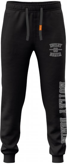 Motley Denim Parma Sweatpants Black - Laisvalaikio Kelnės ir Šortai - Laisvalaikio Kelnės ir Šortai - 2XL-12XL