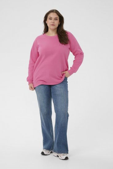 Kaffe Curve Sus Sweatshirt Pink Power - Džemperiai - 
