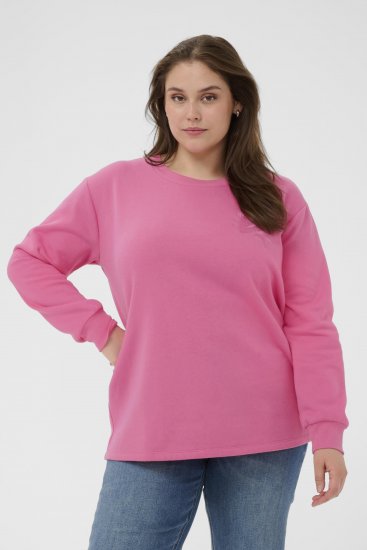 Kaffe Curve Sus Sweatshirt Pink Power - Džemperiai - 