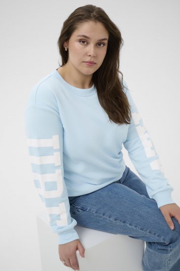 Kaffe Curve Mila Sweatshirt Nantucket Breeze Blue - Džemperiai - 