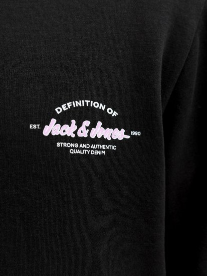 Jack & Jones Brandon Sweatshirt Black - Megztiniai ir džemperiai - Megztiniai ir Džemperiai - 2XL-14XL