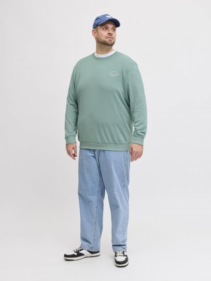 Jack & Jones Brandon Sweatshirt Turquoise - Megztiniai ir džemperiai - Megztiniai ir Džemperiai - 2XL-14XL
