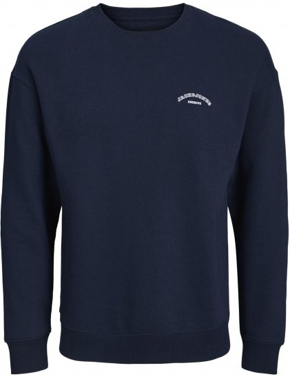 Jack & Jones College Logo Sweatshirt Navy - Megztiniai ir džemperiai - Megztiniai ir Džemperiai - 2XL-14XL