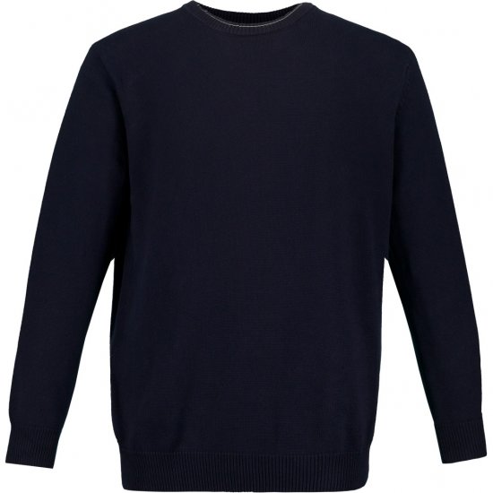 JP1880 Pullover Sweater Dark Navy TALL - VYRIŠKI DRABUŽIAI MT-6XLT - Drabužiai aukštiems vyrams