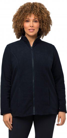 Ulla Popken Modular Fleece Zip Front Jacket Navy - Megztiniai ir džemperiai - 