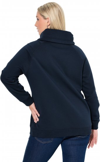 Ulla Popken Rhinestone Snowflake Turtleneck Sweatshirt Navy - Megztiniai ir džemperiai - 