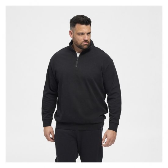 North Latitude Denim Half-Zip Sweatshirt Black - Megztiniai ir džemperiai - Megztiniai ir Džemperiai - 2XL-14XL