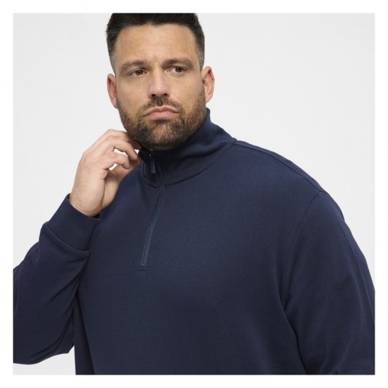 North Latitude Half-Zip Sweatshirt Navy Blue - Megztiniai ir džemperiai - Megztiniai ir Džemperiai - 2XL-14XL