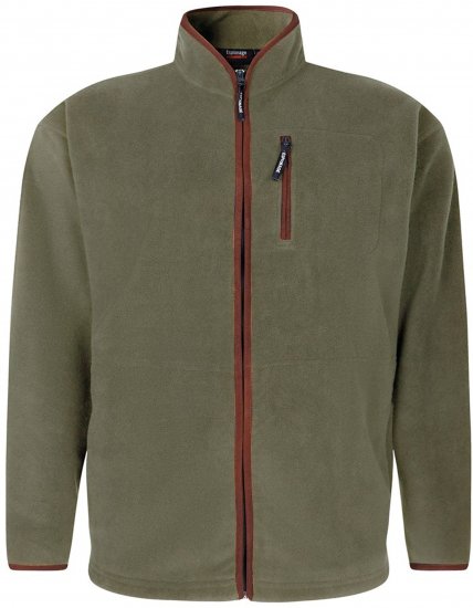 Espionage FL048 Microfleece Jacket Olive Green - Fleece apranga - Fleece striukės/drabužiai dideli dydžiai