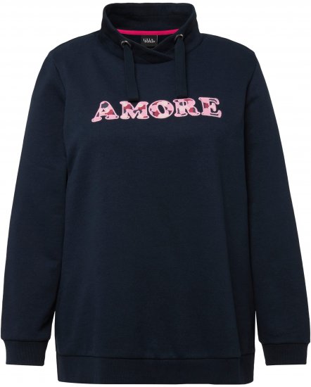Ulla Popken Amore Sweatshirt Navy - Megztiniai ir džemperiai - 