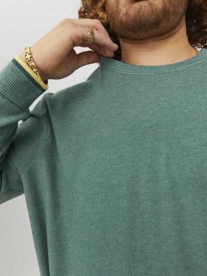 Jack & Jones Logan Spring Knitted Pillover Grey - Megztiniai ir džemperiai - Megztiniai ir Džemperiai - 2XL-14XL