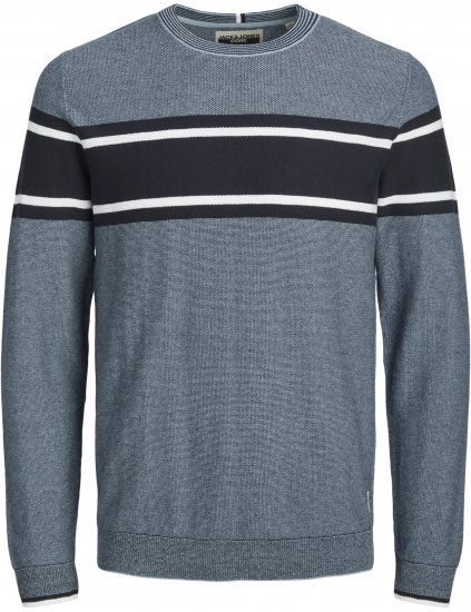 Jack & Jones Logan Spring Knitted Pullover Turquoise - Megztiniai ir džemperiai - Megztiniai ir Džemperiai - 2XL-14XL