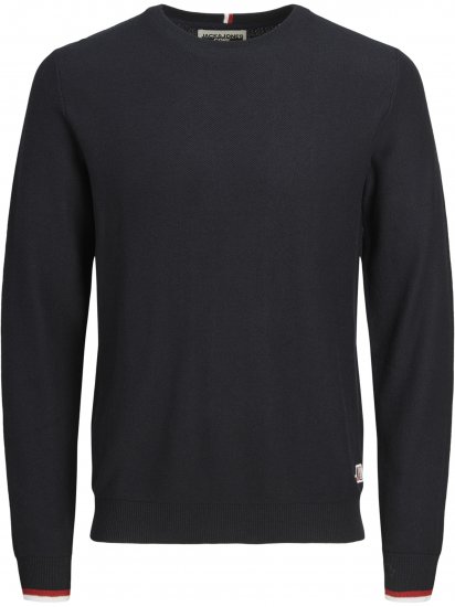 Jack & Jones Logan Spring Knitted Pullover Navy - Megztiniai ir džemperiai - Megztiniai ir Džemperiai - 2XL-14XL