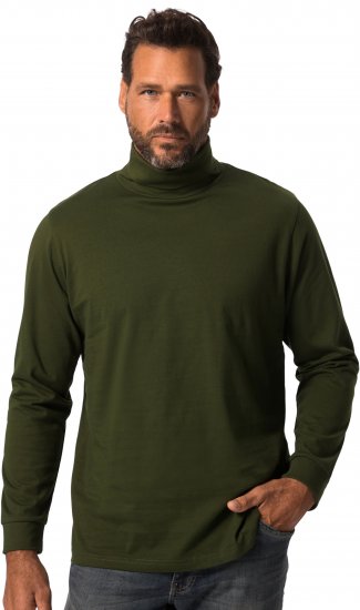 JP1880 Turtleneck Sweatshirt Green - Megztiniai ir džemperiai - Megztiniai ir Džemperiai - 2XL-14XL