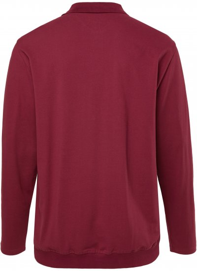 JP1880 Polo Shirt Pique Long Sleeve Red - Polo marškinėliai - Polo marškinėliai - 2XL-8XL