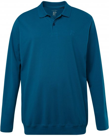 JP1880 Polo Shirt Long Sleeve Blue - Polo marškinėliai - Polo marškinėliai - 2XL-8XL