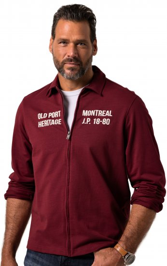 JP1880 Sweatshirt Long Sleeve Boxy Fit Red - Megztiniai ir džemperiai - Megztiniai ir Džemperiai - 2XL-14XL