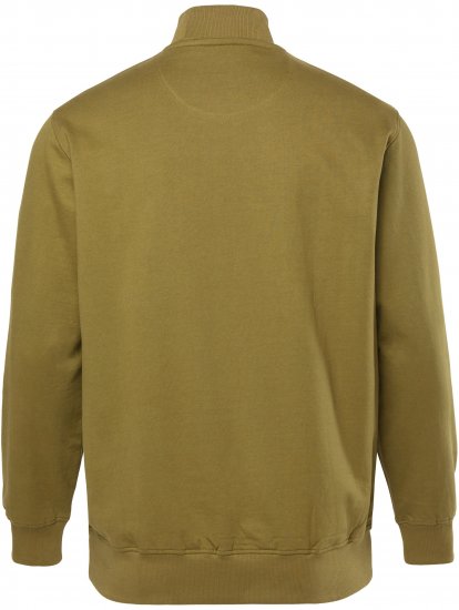 JP1880 Sweatshirt Stand-up Collar Smooth Fabric Dark Olive - Megztiniai ir džemperiai - Megztiniai ir Džemperiai - 2XL-14XL