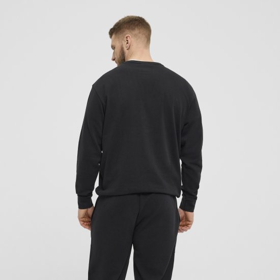 North Latitude Denim Crew Neck Sweatshirt Black TALL - TALL džemperiai - 
