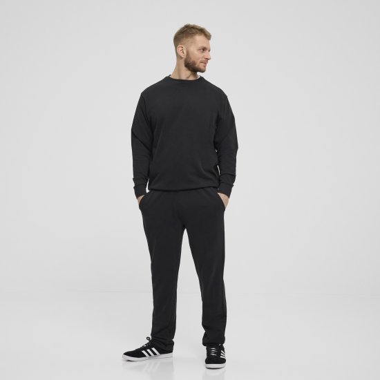 North Latitude Denim Crew Neck Sweatshirt Black TALL - TALL džemperiai - 