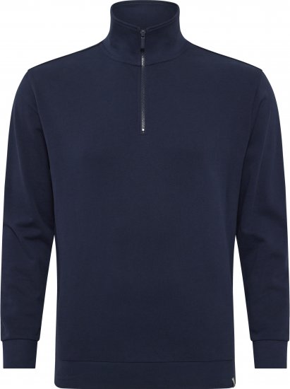 North Latitude Denim Half-Zip Sweatshirt Navy Blue TALL - TALL džemperiai - 