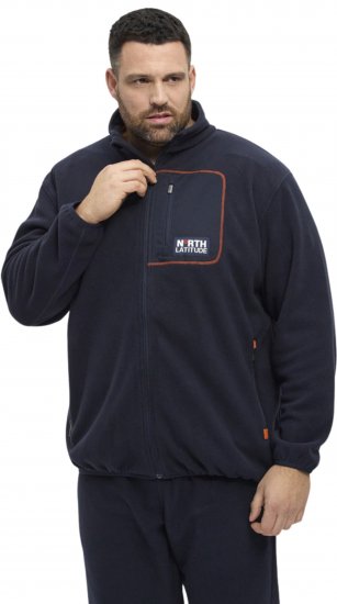 North Latitude 53142 Soft Fleece Jacket Dark Navy - Megztiniai ir džemperiai - Megztiniai ir Džemperiai - 2XL-14XL