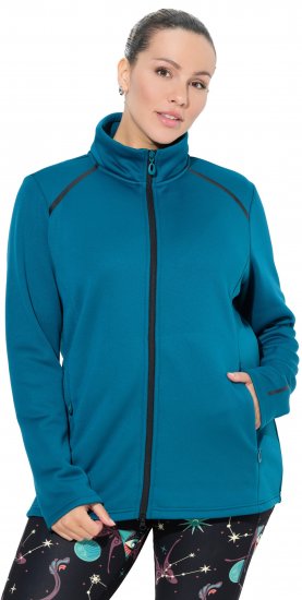 Ulla Popken Quick Drying Athletic Jacket Dark Petrol - Megztiniai ir džemperiai - 