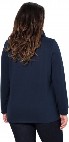 Ulla Popken Moin Graphic Sweatshirt Navy - Megztiniai ir džemperiai - 