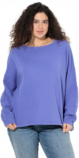 Ulla Popken Inverted Seam Long Sleeve Sweatshirt Lavender - Megztiniai ir džemperiai - 
