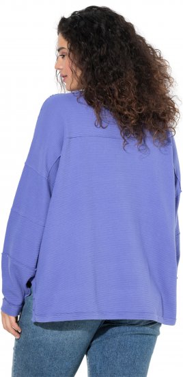 Ulla Popken Inverted Seam Long Sleeve Sweatshirt Lavender - Megztiniai ir džemperiai - 