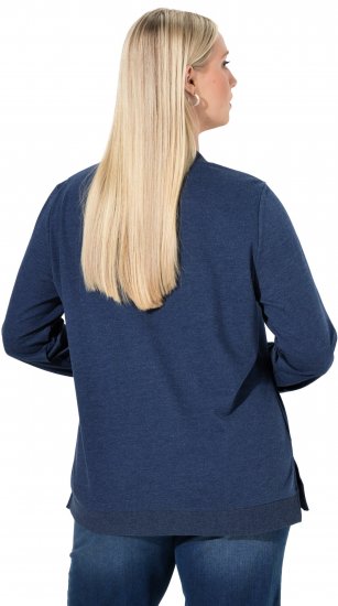 Ulla Popken Let It Snow Sequins Sweatshirt Ink Blue - Megztiniai ir džemperiai - 