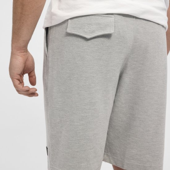 North Latitude Ottoman Sweatshorts Mid Grey - Laisvalaikio kelnės ir šortai - Laisvalaikio Kelnės ir Šortai - 2XL-12XL