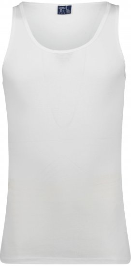 Adamo 320116 Fine Rib Undershirt White - Apatiniai marškiniai - 