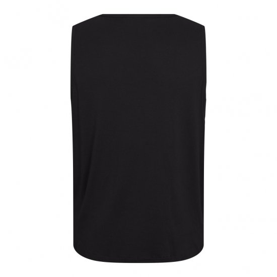 North Latitude Tanktop Black - Didelių dydžių vyriški marškinėliai be rankovių - Didelių dydžių vyriški marškinėliai be rankovių