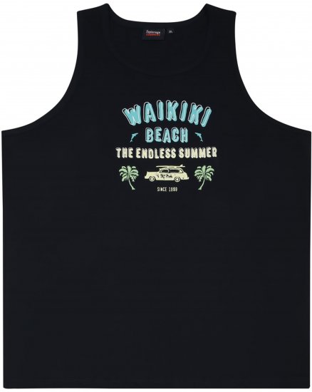 Espionage T405 Waikiki Tanktop Navy - Didelių dydžių vyriški marškinėliai be rankovių - Didelių dydžių vyriški marškinėliai be rankovių