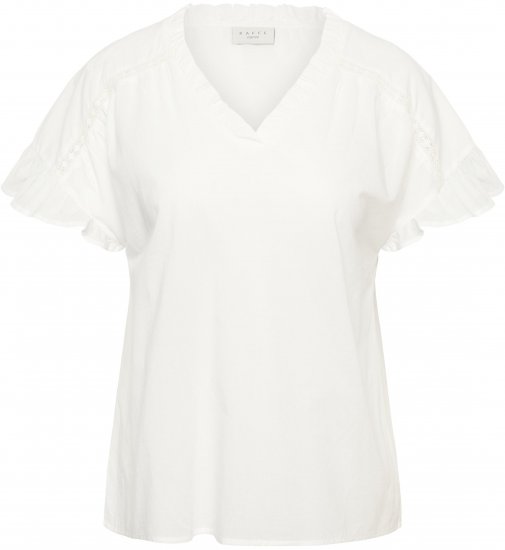 Kaffe Curve Valeria Top Chalk - Topai - 