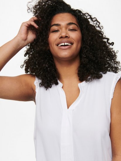 Only Carmakoma Mumi Top White - Topai - 